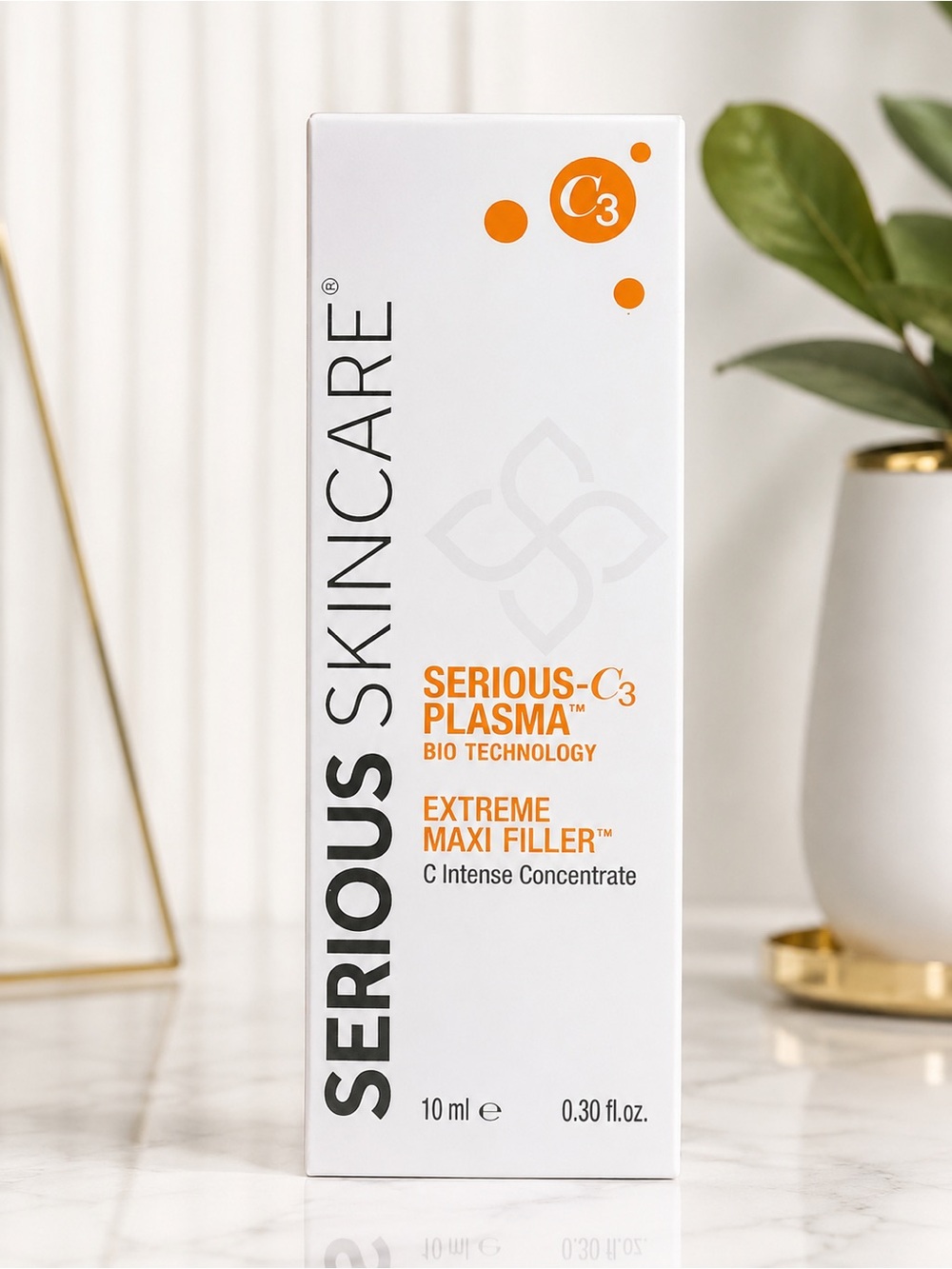 NIB SERIOUS Skincare C3 Plasma Extreme Maxi Filler Vitamin C Serum Anti-Aging